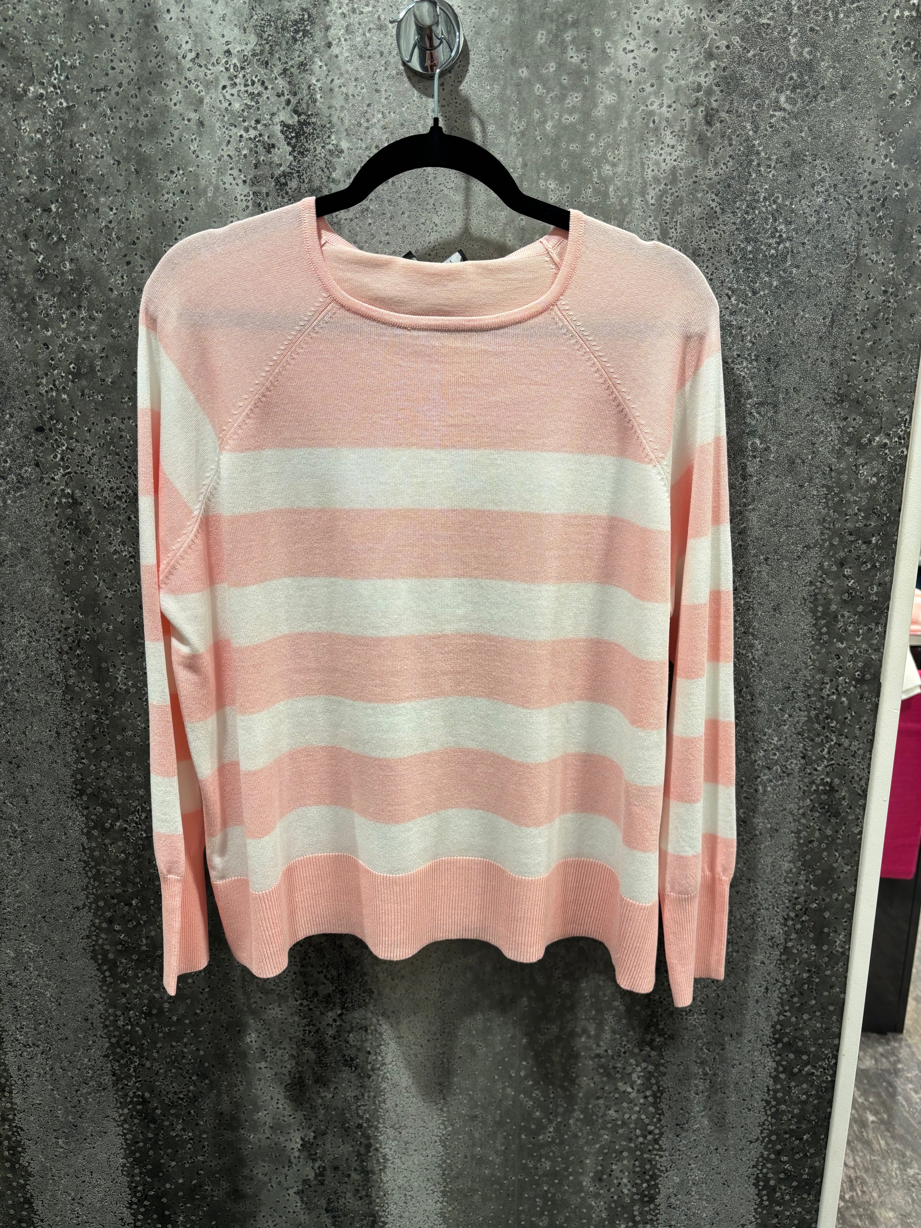Sunday light pink stripe jumper