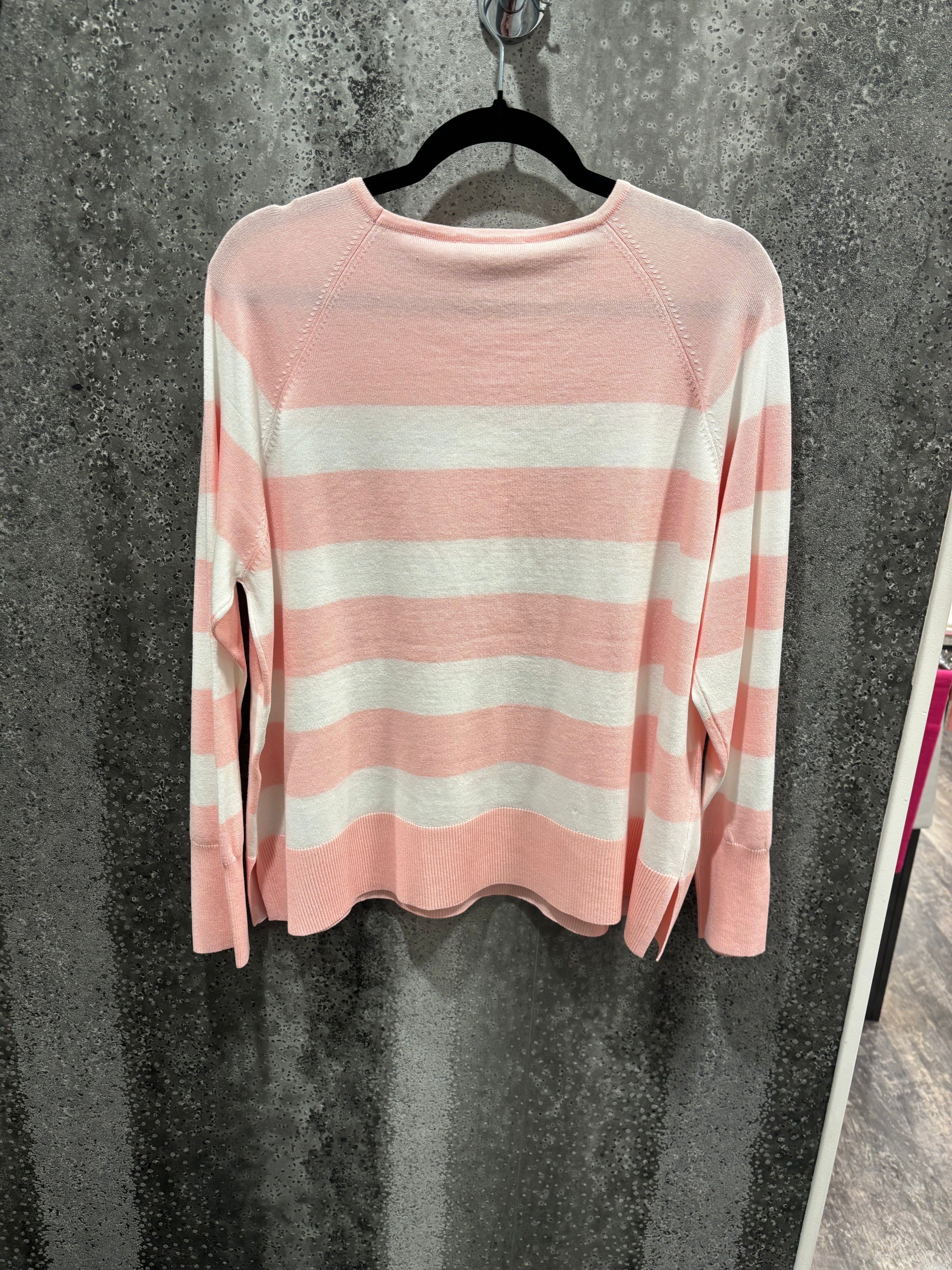 Sunday light pink stripe jumper